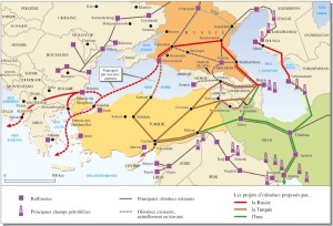 Oléoducs aux abords de l'Ukraine